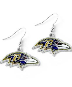 Baltimore Ravens Glitter Dazzle Earrings