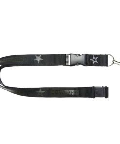 Dallas Cowboys Lanyard - Black on Black
