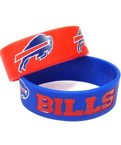 Buffalo Bills Two Pack Wide Bracelets