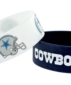Dallas Cowboys Two Pack Wide Bracelets