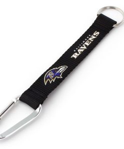Baltimore Ravens Carabiner Lanyard Keychain
