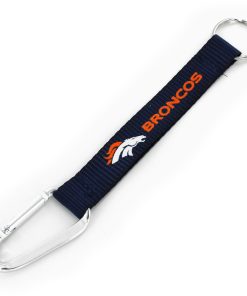 Denver Broncos Carabiner Lanyard Keychain
