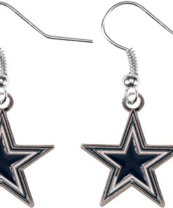 Dallas Cowboys Logo Dangler Earrings