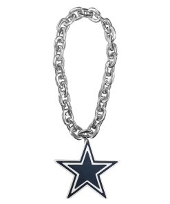 Dallas Cowboys Logo FanFave Fan Chain - Silver