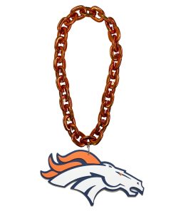 Denver Broncos Logo FanFave Fan Chain - Orange