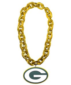 Green Bay Packers Logo FanFave Fan Chain - Gold