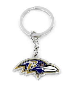 Baltimore Ravens Team Logo Keychain