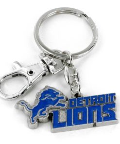Detroit Lions Team Logo Keychain