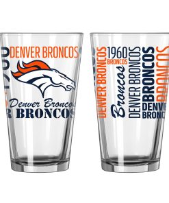 Denver Broncos 16oz. Spirit Pint Glass