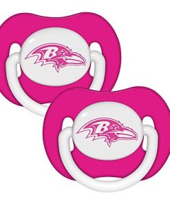 Baltimore Ravens 2 Pack Baby Pacifiers - Pink