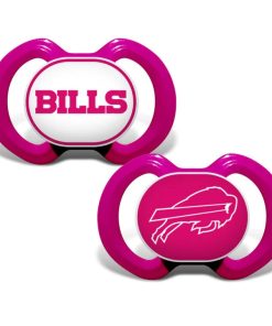 Buffalo Bills 2 Pack Baby Pacifiers - Pink