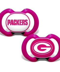 Green Bay Packers 2 Pack Baby Pacifiers - Pink