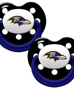 Baltimore Ravens 2 Pack Baby Pacifiers