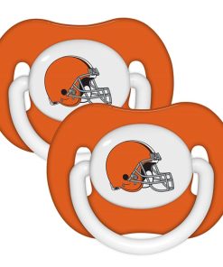 Cleveland Browns 2 Pack Baby Pacifiers