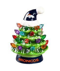Denver Broncos 4 Mini LED Christmas Tree Ornament
