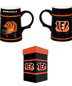 Cincinnati Bengals Ceramic Stein with Gift Box