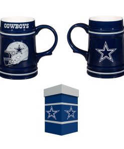 Dallas Cowboys Ceramic Stein with Gift Box