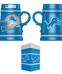 Detroit Lions Ceramic Stein with Gift Box