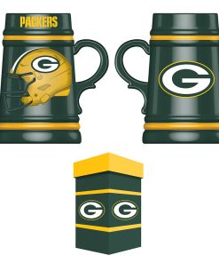 Green Bay Packers Ceramic Stein with Gift Box