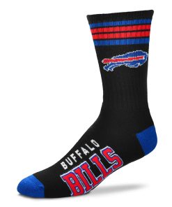 Buffalo Bills 4 Stripe Deuce Sock Alternate - Large