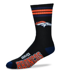 Denver Broncos 4 Stripe Deuce Sock Alternate - Large