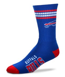 Buffalo Bills 4 Stripe Deuce Socks - Medium