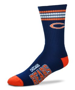 Chicago Bears 4 Stripe Deuce Socks - Youth