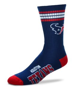 Houston Texans 4 Stripe Deuce Socks - Youth