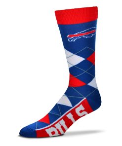 Buffalo Bills Argyle Lineup Socks