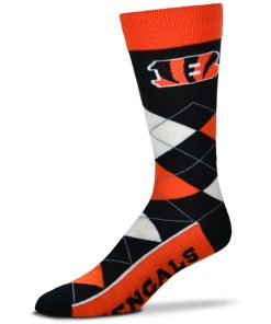 Cincinnati Bengals Argyle Lineup Socks