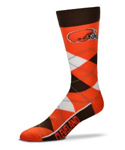 Cleveland Browns Argyle Lineup Socks