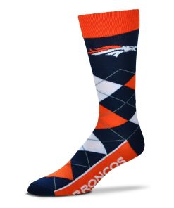 Denver Broncos Argyle Lineup Socks