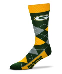Green Bay Packers Argyle Lineup Socks