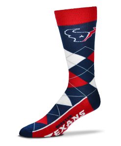 Houston Texans Argyle Lineup Socks