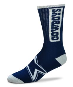 Dallas Cowboys Retro Crush Socks - Large