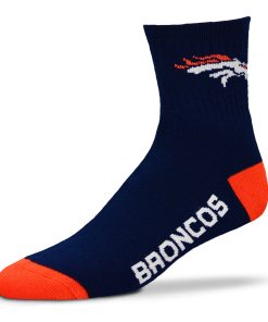 Denver Broncos Team Color Crew Socks - Youth