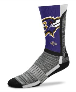 Baltimore Ravens DyeNamic Big Logo Socks - Large