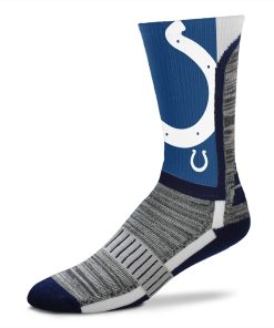 Indianapolis Colts DyeNamic Big Logo Socks - Large