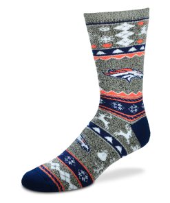 Denver Broncos Christmas Socks - Large