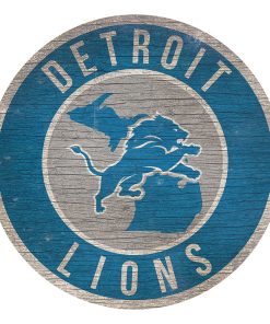 Detroit Lions 12 Circle with State Sign