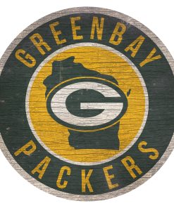 Green Bay Packers 12 Circle with State Sign