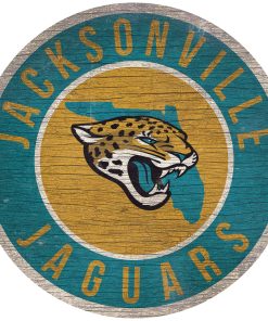 Jacksonville Jaguars 12 Circle with State Sign