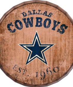 Dallas Cowboys 16 Established Date Barrel Top