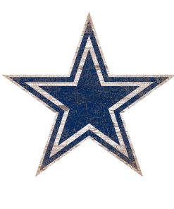 Dallas Cowboys 24 Logo Cut Out Wall Sign