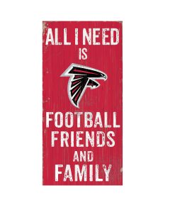 Atlanta Falcons Football. Friends & Family Wooden Sign