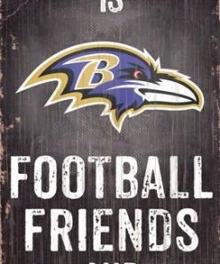 Baltimore Ravens Football. Friends & Family Wooden Sign