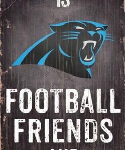 Carolina Panthers Football. Friends & Family Wooden Sign