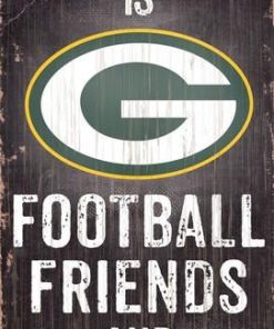 Green Bay Packers Football. Friends & Family Wooden Sign