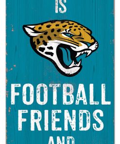 Jacksonville Jaguars Football. Friends & Family Wooden Sign