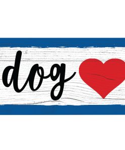 Buffalo Bills Dog Bone Wooden Sign